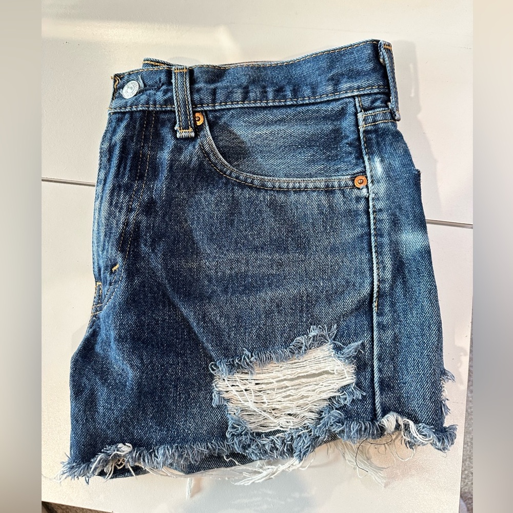 Levi 505 Denim Cut Shorts